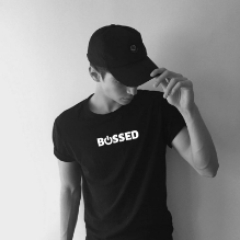 BOSSED Gear - Black T-Shirt: classy.